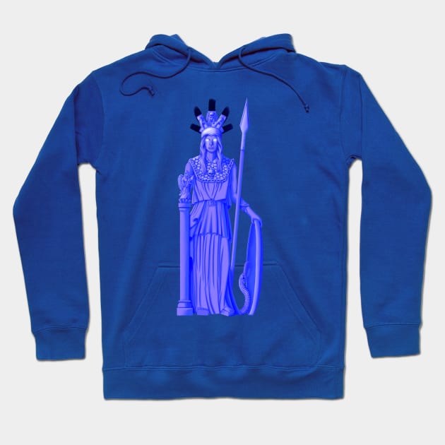 Pallas Athena - Goddess of Wisdom, Strategy and Handicraft Hoodie by Art of Arklin